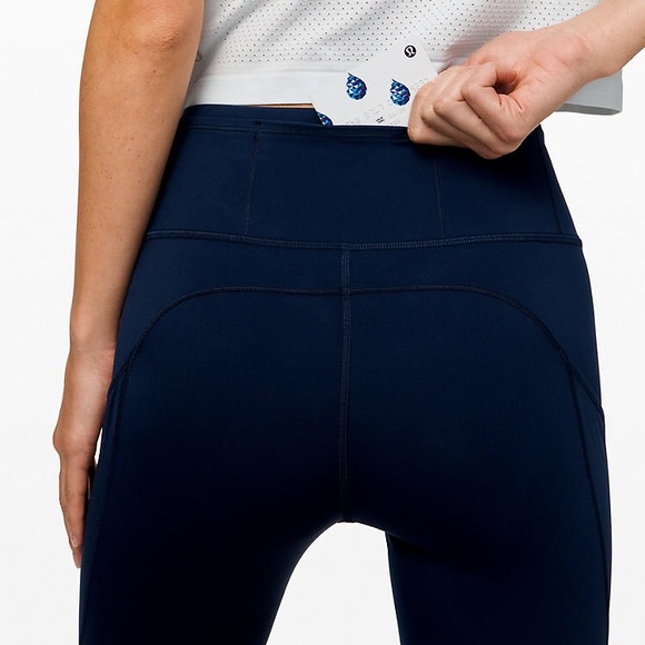 Lululemon Fast and Free Crop 21” - Picture 6 of 7